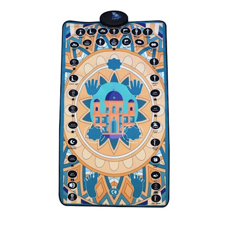 QD-Islamisk Elektronisk Bönematta Muslim Musallah Namaz Matta för Barn Dansmatta, Presenter för Vuxna C