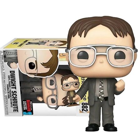 The Office: Dwight Schrute med Dwight Bobblehead #882 Actionfigur Modellleksaker Gåvor för barn Db
