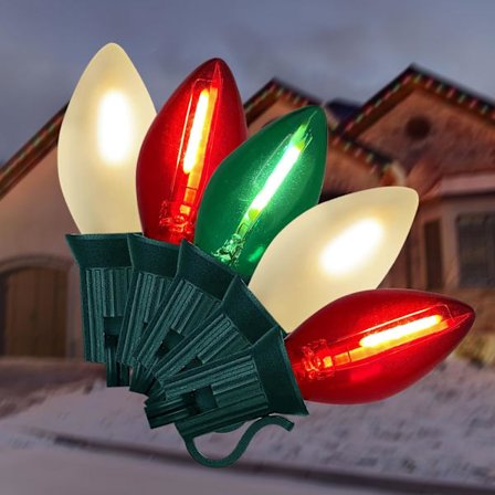 Pallerina C7 LED Julebelysning 7,6 m Flerfarvet Julestreng [YFL]