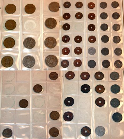 Danmark - Møntsamling i 2 album