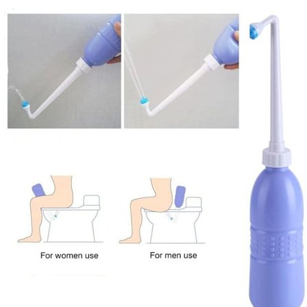 Bärbar Bidet Spray Resespolning Toalett Dusch Toalett Handhållen Enhet Hand Personlig Hygien KLB