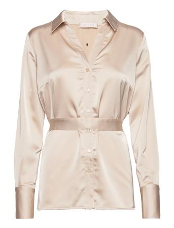 Ls Floriane Shirt Beige GUESS Jeans