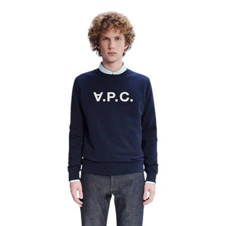 A.p.c. CoECQ-H27378 men sweatshirt Blå, Herre Sweatshirts