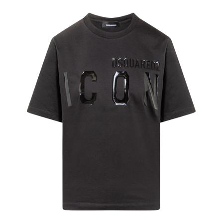 Dsquared2, T-Shirts Zwart, Dames, Maat:S