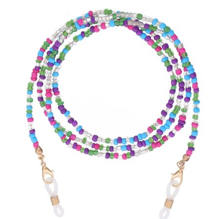 Perlekæde til briller til kvinder, mænd og piger - Farverige brillerem - Brilleholder - Lanyard 3#