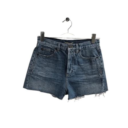Saint Laurent Vintage Pre-owned Denim bottoms Blå, unisex Vintage Bukser