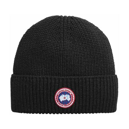 Canada Goose Beanie Sort, Herre Accessories, Størrelse: ONE Size