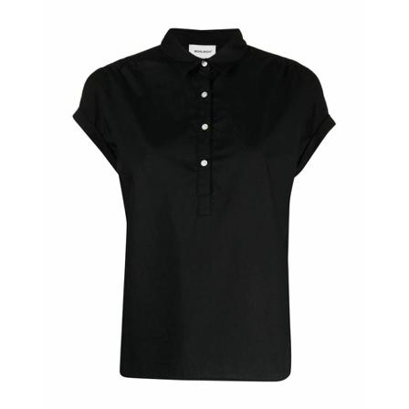 Woolrich Black Wwsi0089Frut1509100 Polo Shirt Sort, Dame