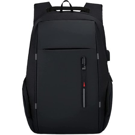 Værktøjstaske Sort Laptop Rygsæk Vandtæt Rejsetaske Med Usb Opladningsport 15,6 Tommer Computer Busin