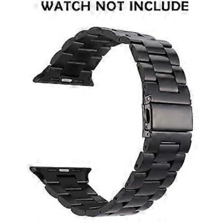 Rem|PG-Kompatibel med Apple Metal Smart Watch Rem - 42-44mm Sort