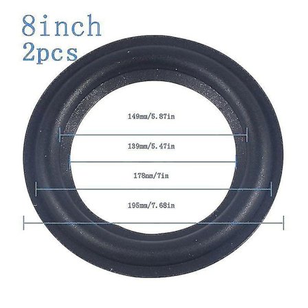 8-tums hög elasticitet högtalare surround reparation skum kant ersättning