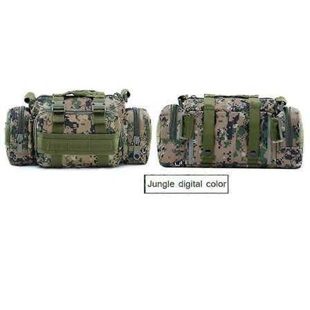 Multifunktionell Kameraväska för Utomhusbruk Militär Taktisk Midjeväska Vattentät Vandring Camping Trekking Cykling Sling Bag