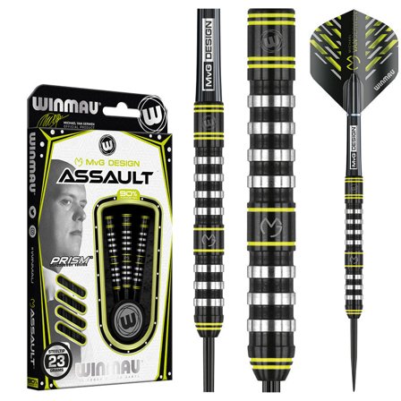 Winmau MvG Assault Darts Steel Tip Darts 23g