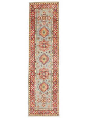 Oriental Kazak Fine Rug 83X299 Runner Wool, Afghanistan