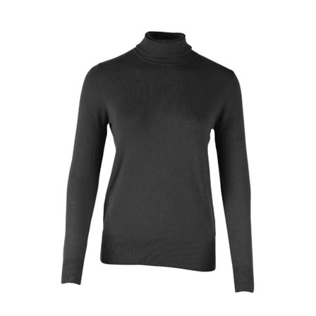 Saint Tropez Roller Neck Sweater Tröjor Dam Svart XS