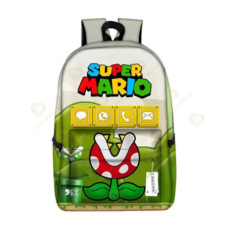 16" Super Mario Rygsæk Prinsesse Peach Skoletaske