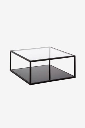 Kave Home - GREENHILL soffbord 80x80 cm - Transparent - Soffbord - Från Homeroom