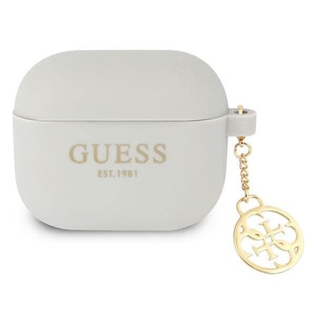 Guess GUA3LSC4EG AirPods 3 cover grå/grå Silikone Charm 4G Collection