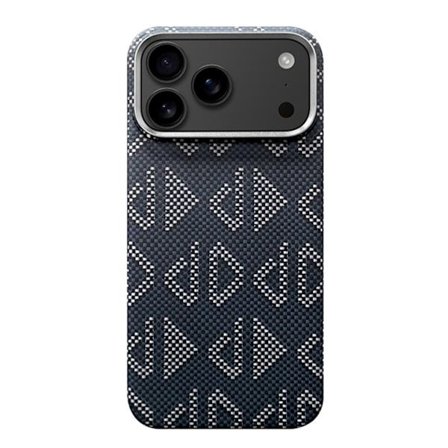 Mobilskal till iPhone Air MagSafe Kevlar - Geometric Blå