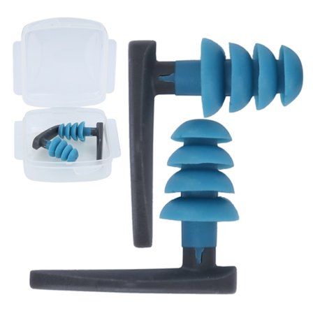 2 stk. dykning elastiske bløde vandtætte ørepropper professionelle svømmeudstyr forsyninger