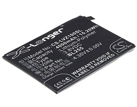 Akku älypuhelin, Matkapuhelin varten Lenovo Zuk Z1, Z1221, Z1221 DUAL SIM