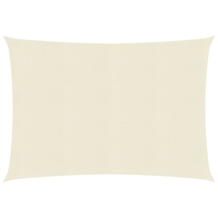 Solsegel 160 g/m² gräddvit 3x4,5 m HDPE