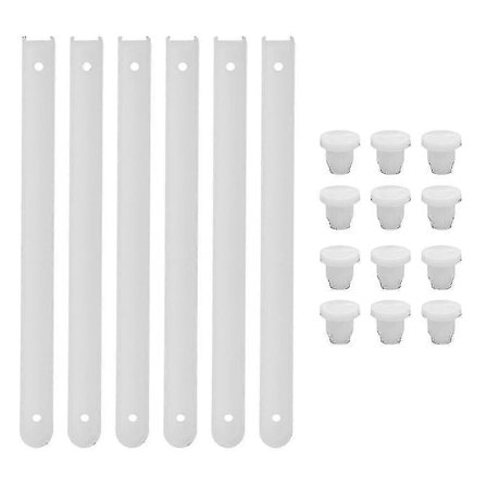 3 Sæt Plastik Skuffeskinner Skuffe Udskiftningsdele Skuffeskinner Skuffespor -n1994