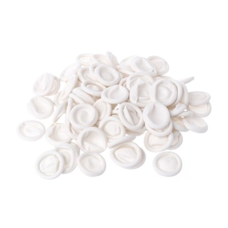 50 Stykker Latex Fingerbeskyttelse for Forbedret Grep og Sikkerhet ved Delikate Oppgaver