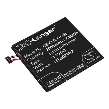 Batteri till SmartPhone, Mobil för Alcatel One Touch Idol 3 4.7, OT-6039, OT-6039S m.fl.