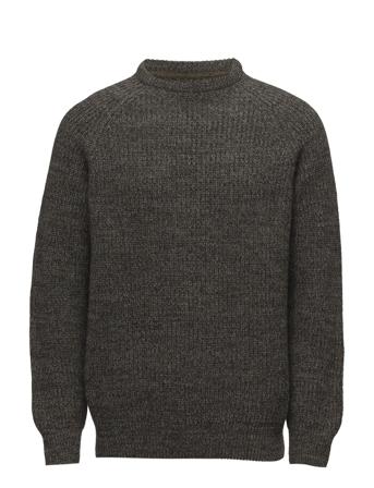 Barbour Horseford Crew Stickad Tröja M. Rund Krage Grön Barbour