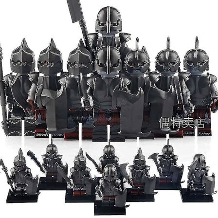 8 stk. Ringenes Herre Dol Guldur Orker Gundabad Orker Mordor Orker Minifigurer Byggeklodser Action Legetøjsfigurerrqbeat