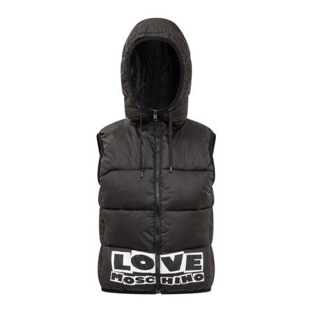 Love Moschino, Vests Czarny, Kobieta, Rozmiar: S