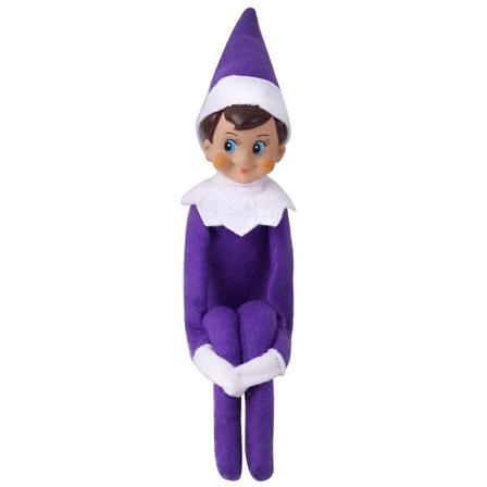 Joulu Tonttu hyllyllä Uutuus nukkelelu koristelu koriste joululahja Purple