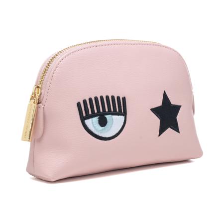Chiara Ferragni Collection, Toilet Bags Roze, Dames, Maat:ONE Size