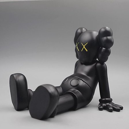 Kaws Model Legetøj Med Siddende Stilling Pvc Tegneseriefigur Samleobjekt Dukke Bil Indretning