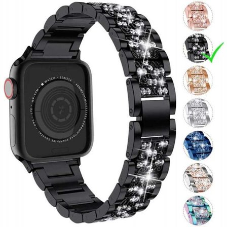 Apple Watch 40mm / 38mm Exklusiv Metallarmband med Strass Ray