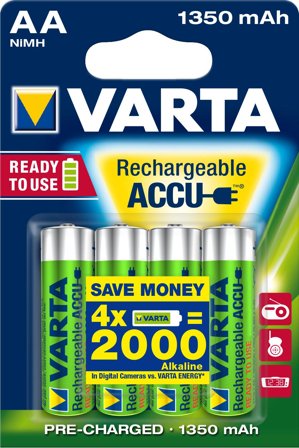 VARTA batteri x AA-type - NiMH (en pakke 4)