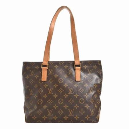 Louis Vuitton Vintage Pre-owned Cabas Piano Monogram Tote Taske Brun, Dame Vintage Tasker, Størrelse: ONE Size