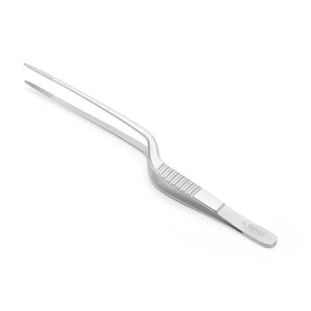 De buyer Ruokapinsetit 20 cm kaarevat, ruostumatonta terästä