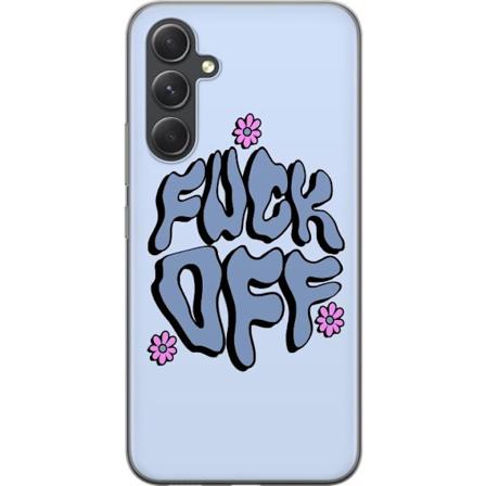 Samsung Galaxy S24 Gennemsigtig cover Fuck Off
