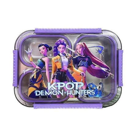 K-Pop Demon Hunters Matboks for barn med innebygde bestikkrom R7W1