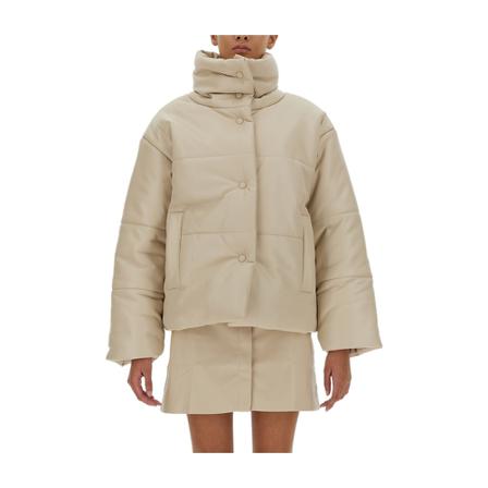 Nanushka, Down Jackets Beige, Dames, Maat:XS