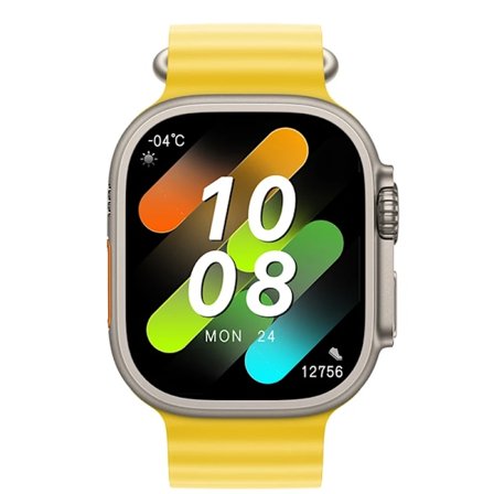 AMOLED-skärm HK8 Pro Max Ultra Smart Watch Series 8 49mm Hög Uppdateringsfrekvens Kompass Spel NFC Smartklocka Män Sportklockor 2.12 "