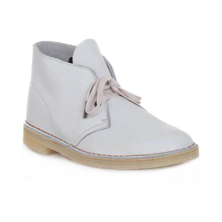 Clarks Sko Desert Hvid, Herre, Størrelse: 42 EU