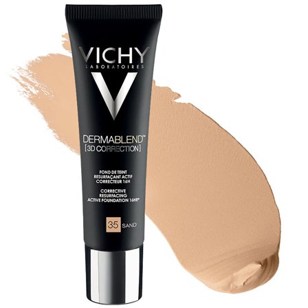 VICHY Dermablend 3D Fondotinta coprente per pelle grassa con imperfezioni tonalità 35 30ml - Fondotinta liquido