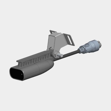 Transductor de sonda Lowrance SplitShot, motor de arrastre y montaje en espejo de popa, 200kHz - 800kHz