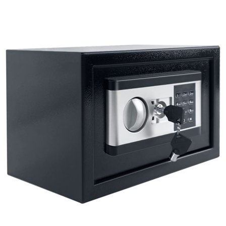 17*23*17cm, Sikker Elektronisk Pengeskab Møbel Pengeskab, med Nøgle