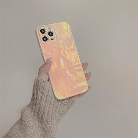 Iphone 13, Pro & Max Holografiskt Folie Elektropläterat Skal Wow Silver One Size