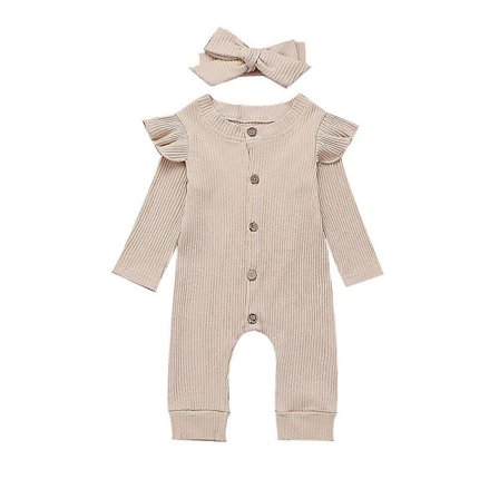 Baby Spring Autumn Clothing - Newborn Baby / Ribbed Clothes