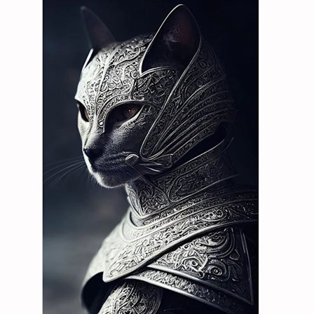 Kat Ridder Diamant Maleri Sæt - 5D DIY Fuld Bor Broderi Hjemmeindretning